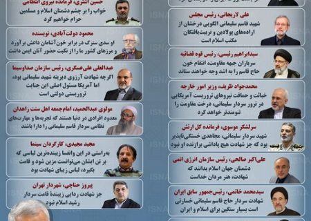 مقامات و چهره‌ها درباره سردار سلیمانی چه گفتند؟